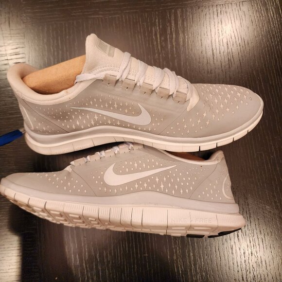 Nike Other - Mens Nike Free 5.0 Gray/White Athletic Comfort Shoes Sz. 9US (W Sz. 11M)